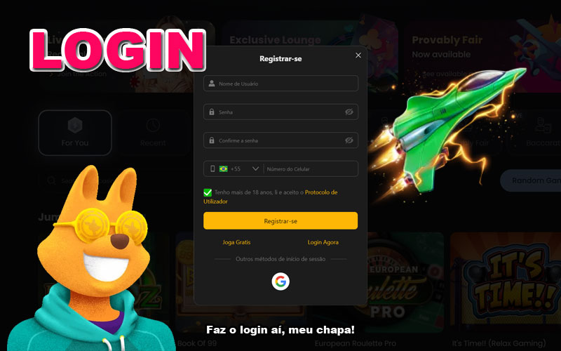 Win jogo do foguete
