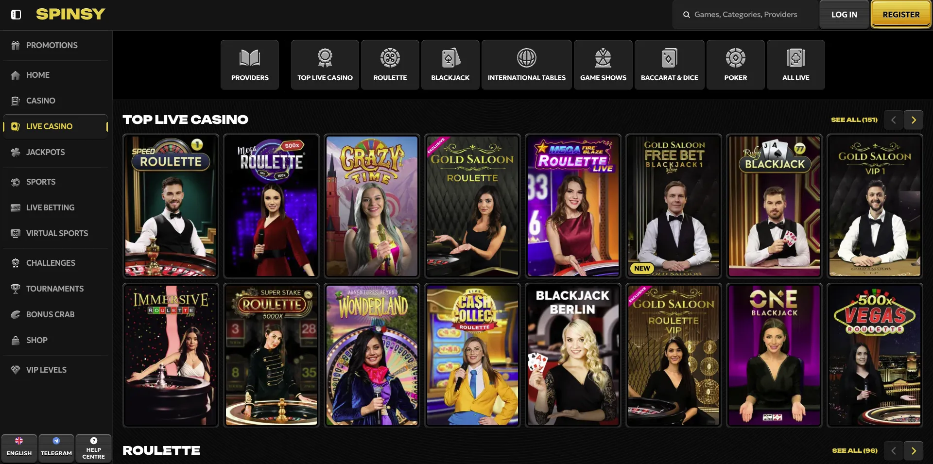 Roulette online
